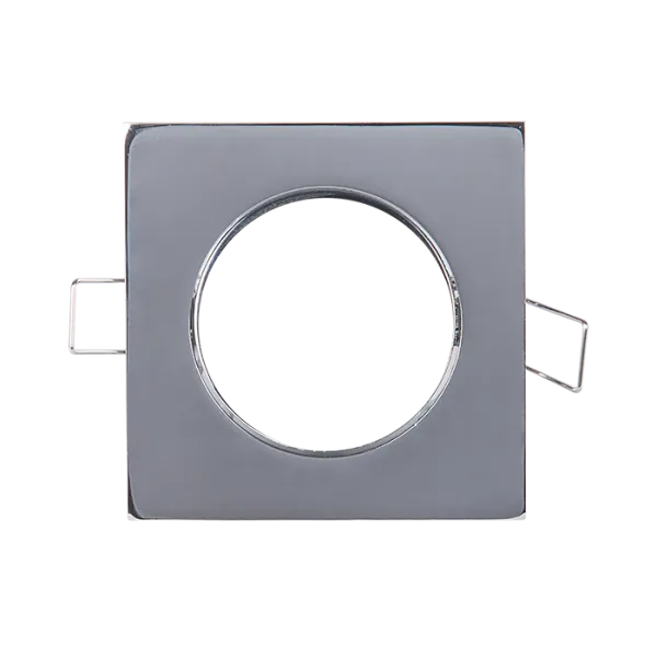 METALINIS ĮLEIDŽIAMAS ŠVIESTUVAS KVADRATINIS 85X85MM CHROME