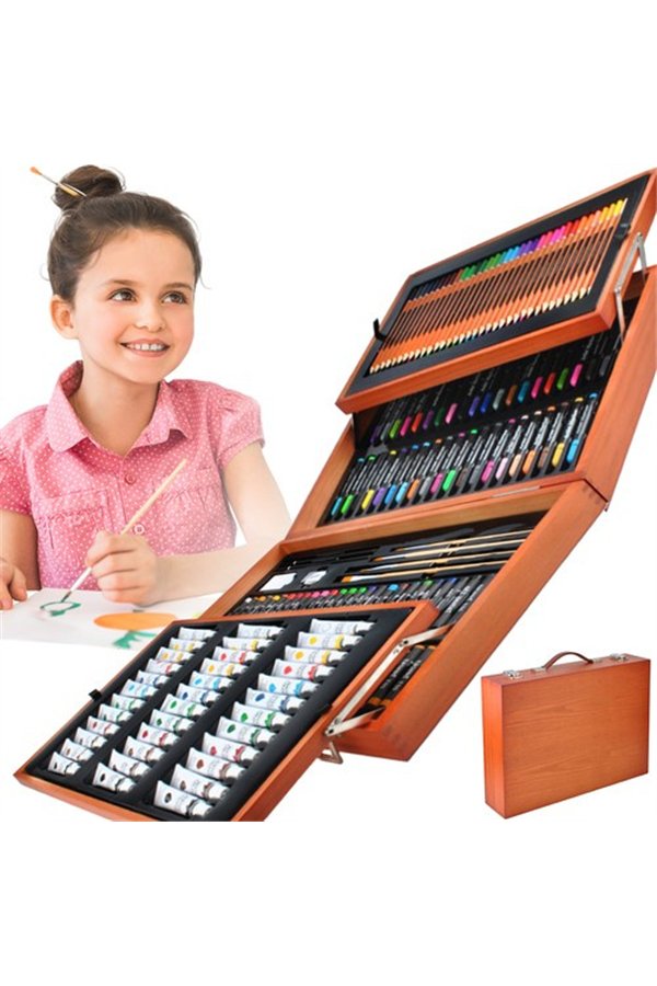 Painting set 174 pieces in a case