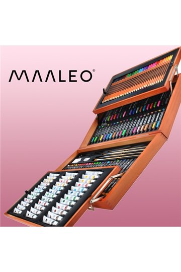 Maalaussetti 174 osaa laatikossa