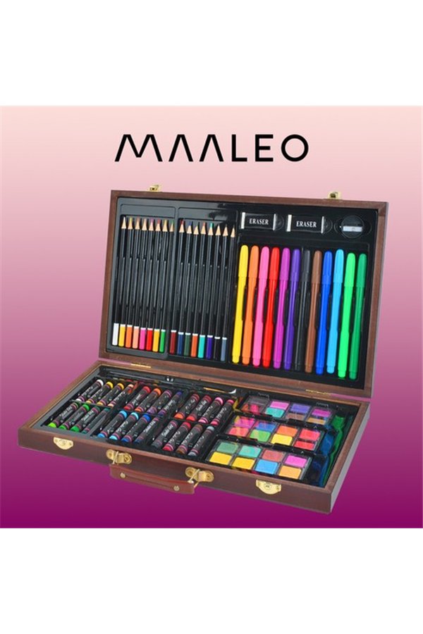 Painting set 81 pcs in a case