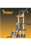 Cat tree 138cm gray