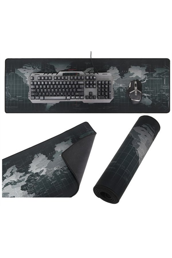 Mouse pad keyboard gray