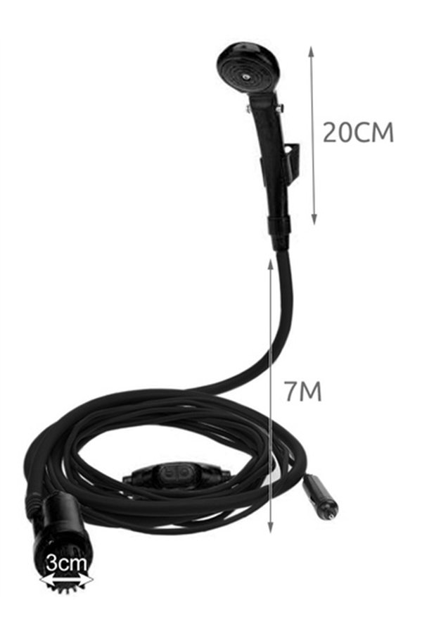 Portable camping shower