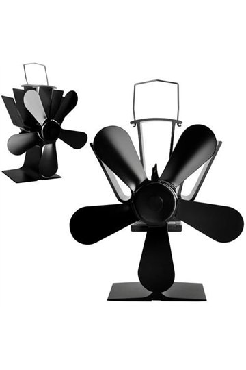 5-blade fireplace fan