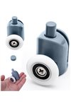 Single lower shower cubicle castor