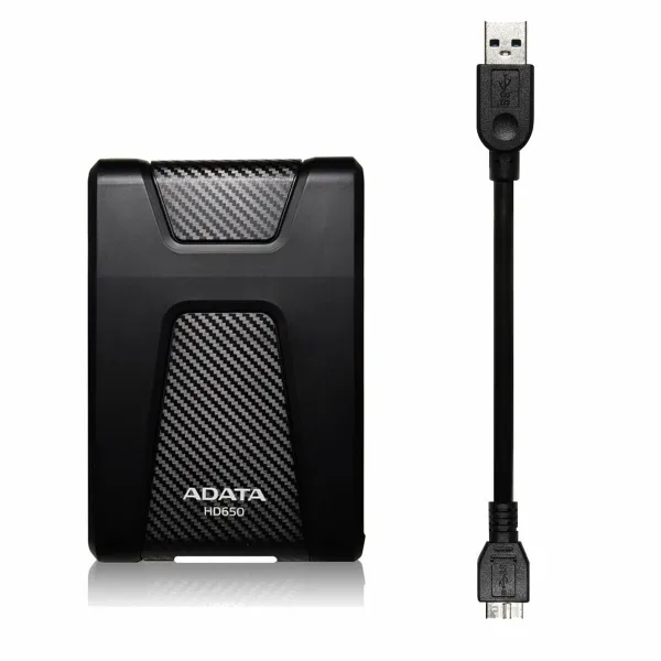 Ārējais cietais disks Adata HD650 Melns 2 TB