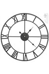 Retro wall clock - black