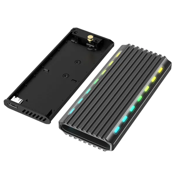 Ārējā kaste GEMBIRD EE2280-U3C-03 Melns USB USB-C