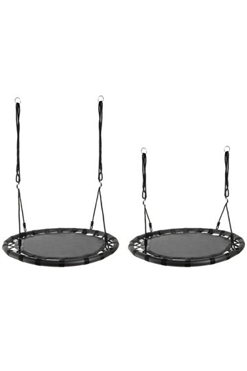 Sūpynės gandralizdžiui, 100 cm, juodos | Pirkti internetu — Megaluks