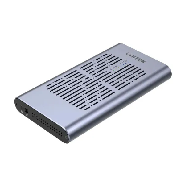 Cietā diska korpuss Unitek DIAUTKOBU0010 Pelēks USB-C USB 3.2 USB C