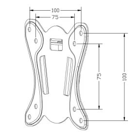 TV Statīvs MacLean MC-715A 27" 13" 25 kg