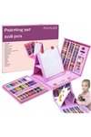 Painting set 208 pcs in a case
