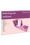 Painting set 208 pcs in a case