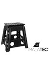 Folding stool black and white 39cm