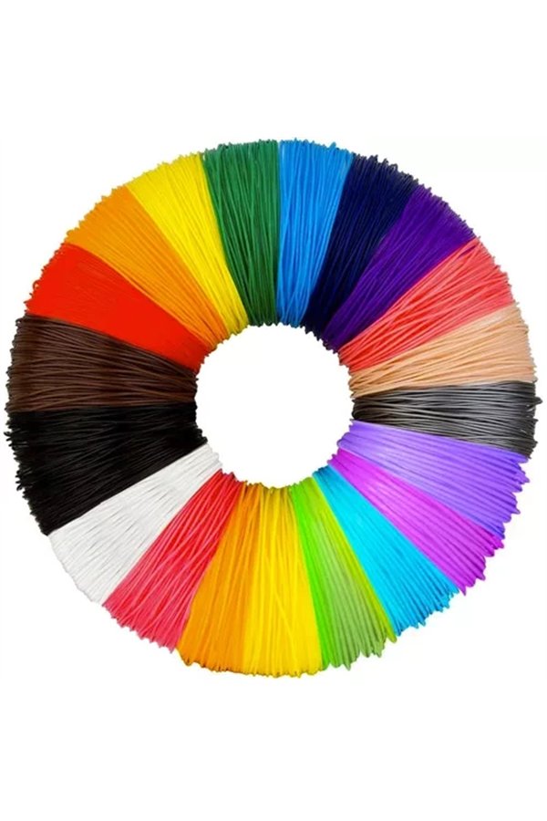 PLA 3D Filaments - 20pcs x 5m 19872