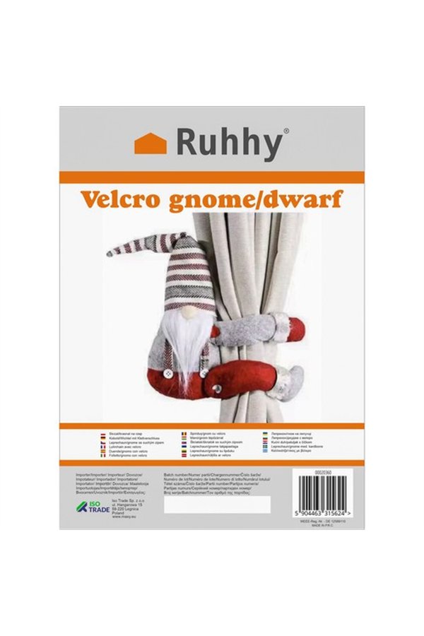 Гном/ Гном на липучке Ruhhy 20360