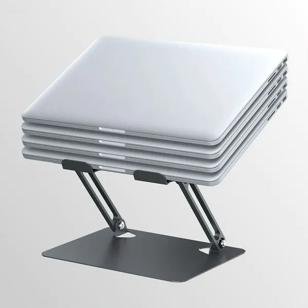 Folding and Adjustable Laptop Stand Media Tech MT2661 Silicone Aluminium Carbon steel