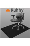 Protective mat under the chair 90x130cm RUHHY - black
