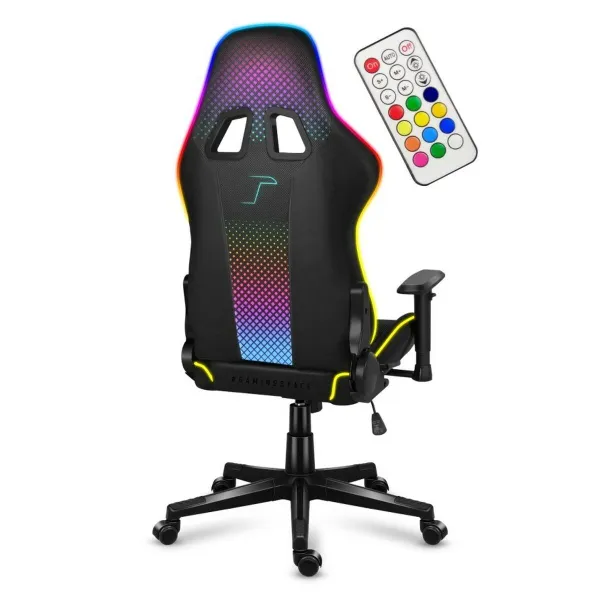 Žaidimų kėdė Huzaro HZ-Force 6.3 RGB Mesh Juoda