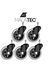 Kontoritooli rattad - 5 tk Malatec 22077