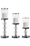 Candlestick-lantern set of 3 Ruhhy 22314
