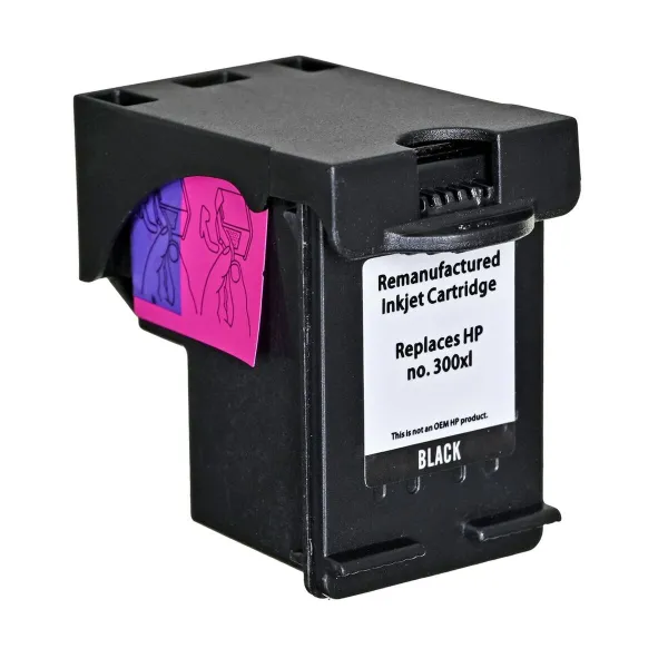 Originali rašalo kasetė Superbulk HP 300XL CC641 reg B-H300Bk Juoda