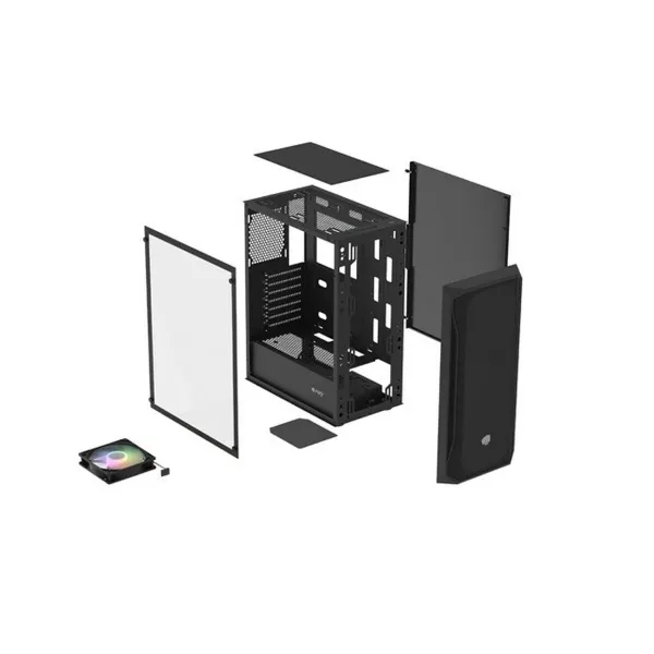 Блок полубашня ATX Galileo Fury NFO-2153 Чёрный