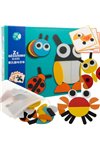 Wooden puzzle - Kruzzel puzzle 22426