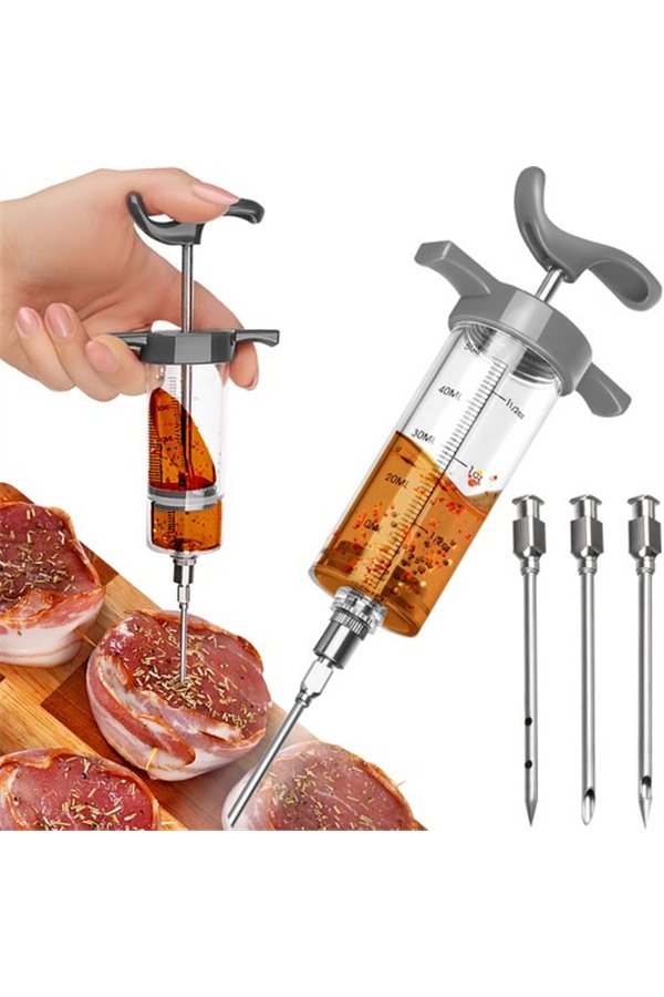 Meat injector + 3 needles Ruhhy 23055