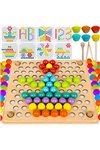 Wooden puzzle beads 22403