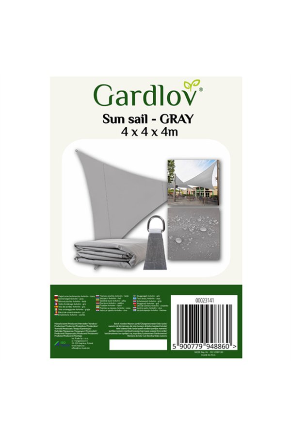 Saulessarga bura 4x4x4m-pelēka Gardlov 23141
