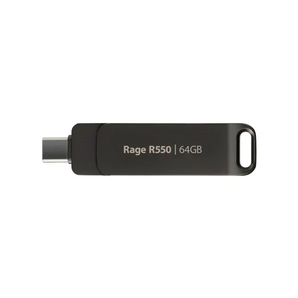 USB Zibatmiņa Patriot Memory Rage R550 Melns 64 GB