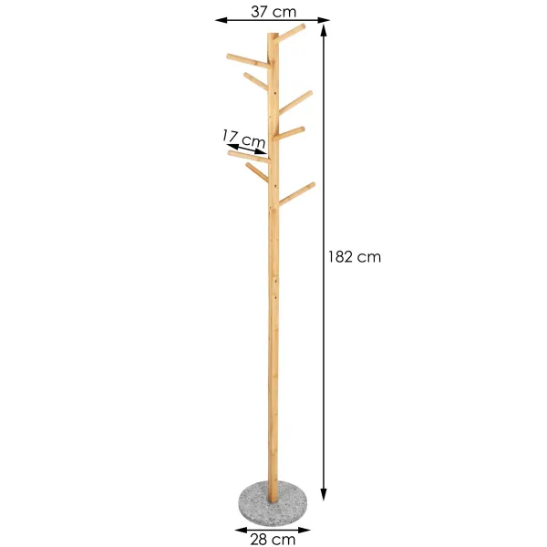 Stovima drabužių kabykla Springos HA5087 182 cm