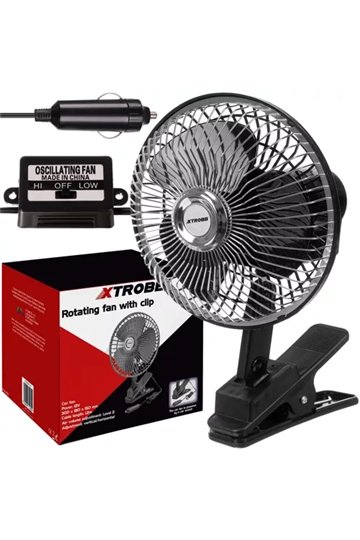 Xtrobb 23194 Rotary Fan with Clip
