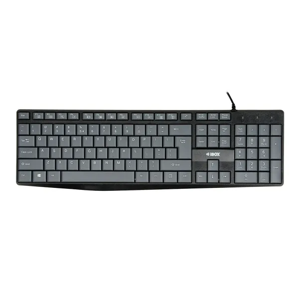 Klaviatūra Ibox IKC2010G Melns Pelēks