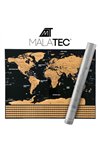 World map scratch card with flags 23443