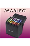 Double-sided markers/pens - 40 pcs. MAALEO 24102