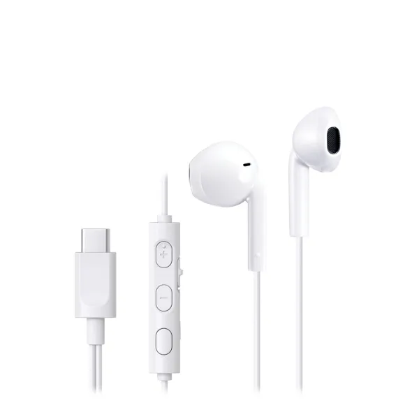 Ausinės su mikrofonu JVC HAF-R17UCW-U Balta