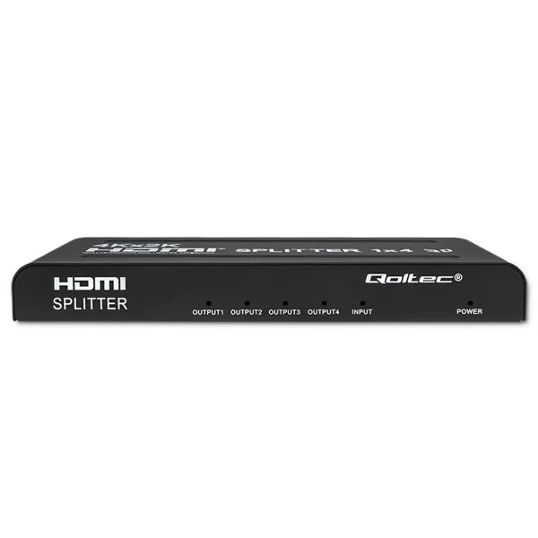 HDMI Lüliti Qoltec 51798 Must