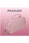 Double extendable pencil case - pink Maaleo 24517