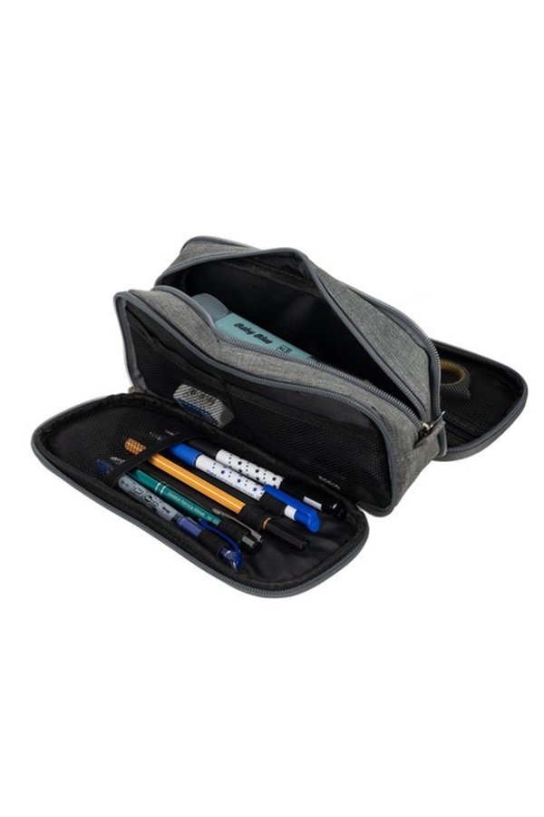 Triple folding pencil case - gray Maaleo 24512