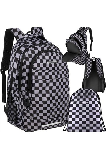 Backpack 30L - checkerboard Kruzzel 24531