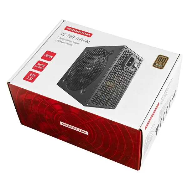 Maitinimo blokas Modecom ZAS-MC-B88-700-ATX-SM ATX 700 W 80 Plus Bronze