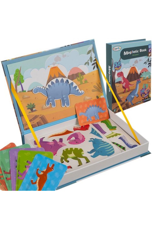 Magnetic puzzle - dinosaurs 24730