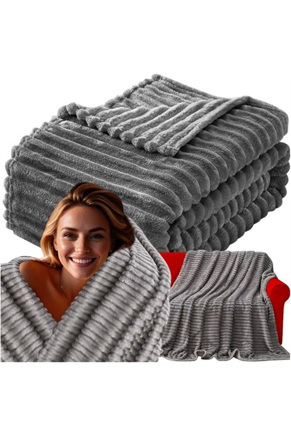 Blanket 1.6x2m - gray Ruhhy 24494