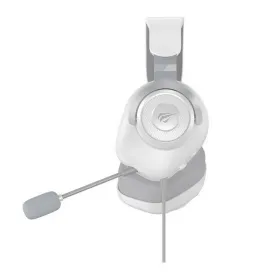 Pelikuuloke mikrofonilla Havit H2230d Valkoinen Harmaa