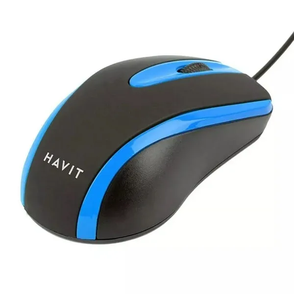 Žaidimų pelė Havit HV-MS753 Mėlyna Juoda Raštuotas