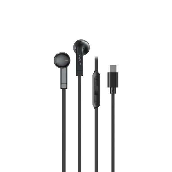 Ausinės su mikrofonu Havit E336C Juoda