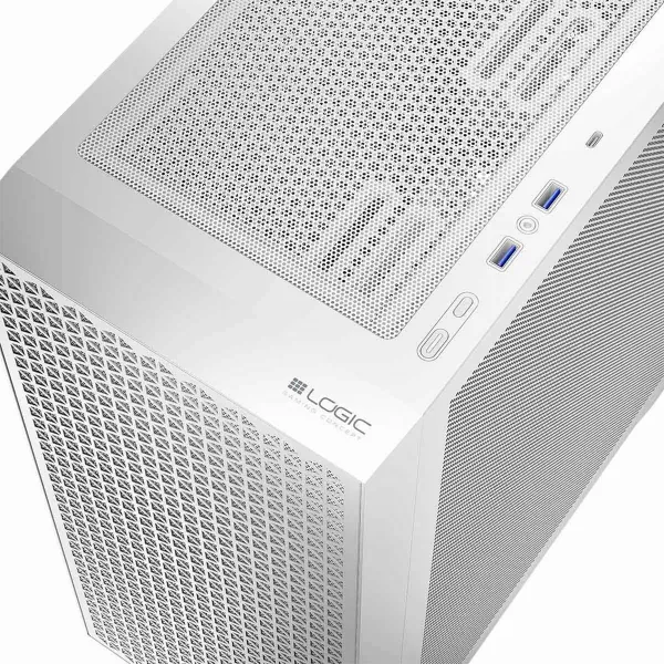 ATX Pus-torņveida Kārba Logic AT-DART-PRO-0000-20 Balts
