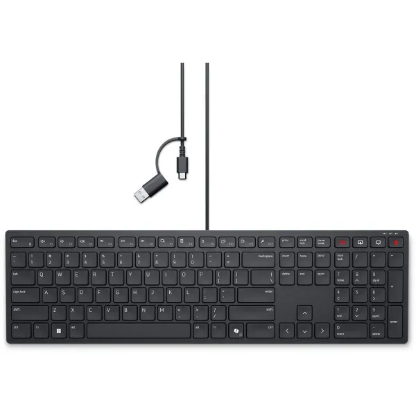 Klaviatūra Dell KB525C Melns QWERTY